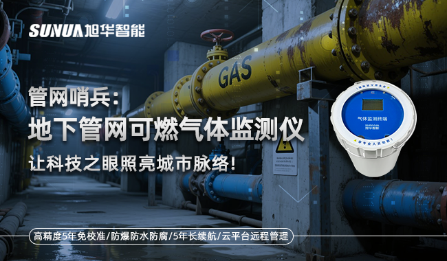 管网哨兵——地下管网可燃气体监测仪